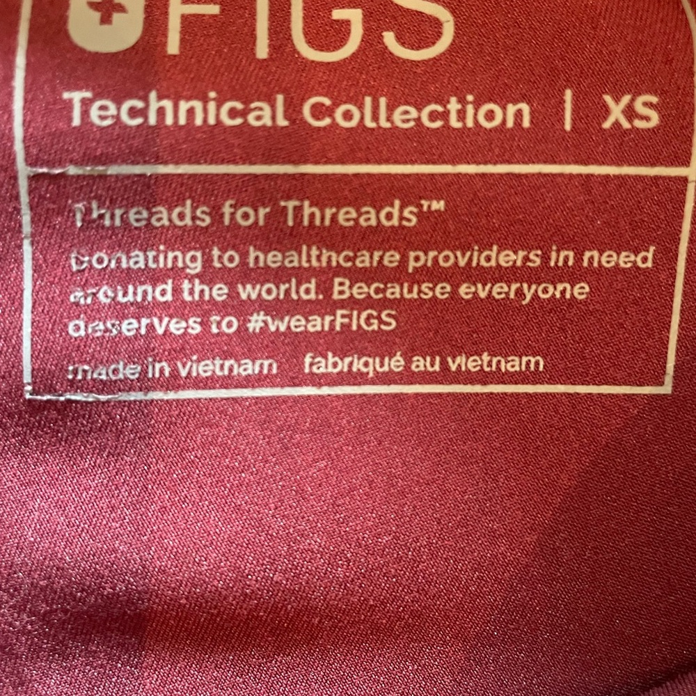 FIGS SCRUB PANTS SIZE XS - Picture 7 of 8